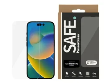 SAFE. by PanzerGlass™ Case-Friendly Skærmbeskytter för mobiltelefon Edge-to-Edge passform Klart glas Apple iPhone 14 Pro