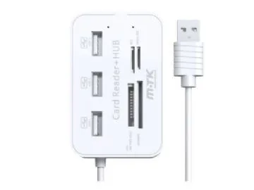 MTK USB 2.0 Hub + kortläsare TR9167-BL