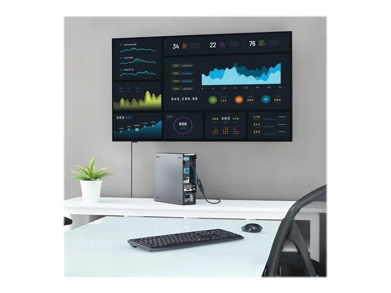 StarTech.com DP2HD4KS DisplayPort 1.2 till HDMI-adapter, 4K 30 Hz