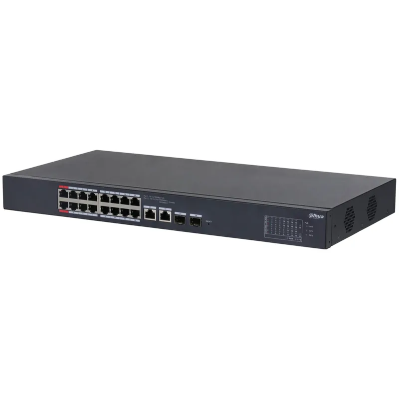 Dahua CS4218-16ET-135 18-portars molnbaserad skrivbordswitch med 16-portars PoE