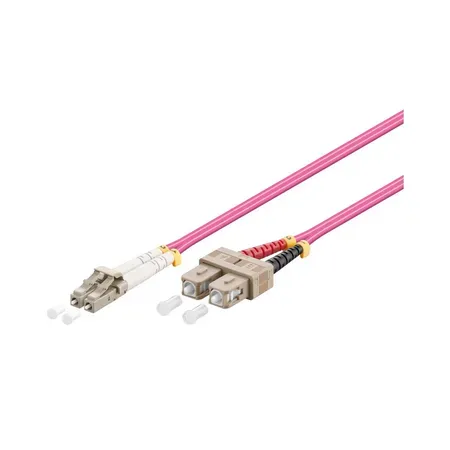 Alcasa LC/SC 10m InfiniBand- och fiberoptisk kabel, violett