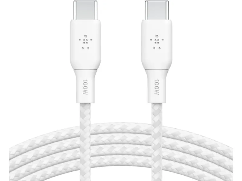 Belkin BoostCharge USB-C Till USB-C Kabel Flätad