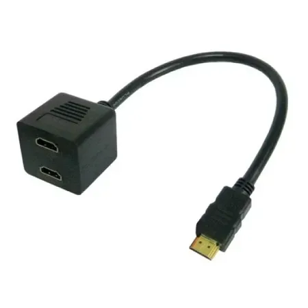 Techly ICOC-HDMI-F-002 HDMI-kabel 0,3 m, svart