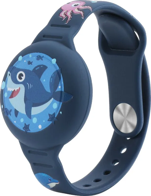 OFKOZ Armband Apple Airtag Barn Vattentät Enhörning Lila