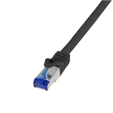 LogiLink C6A023S nätverkskabel svart 0,5 m Cat6a S/FTP