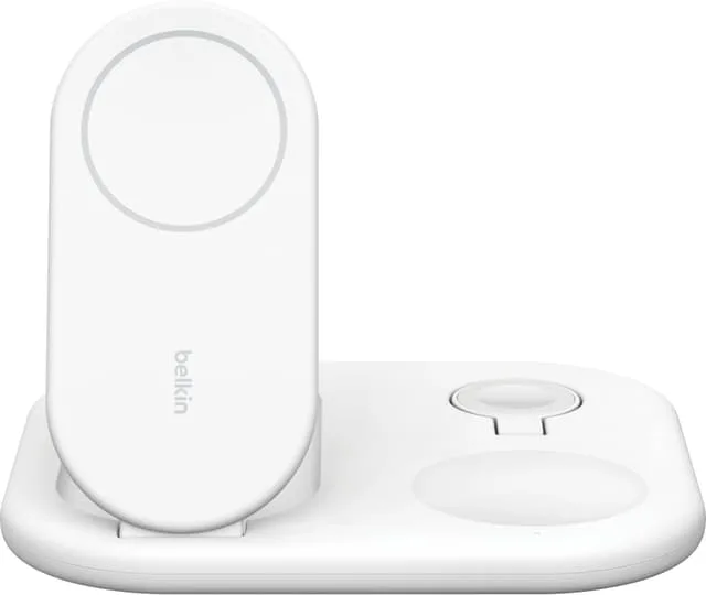Belkin 3-i-1 Qi2 hopfällbar laddare med MagSafe