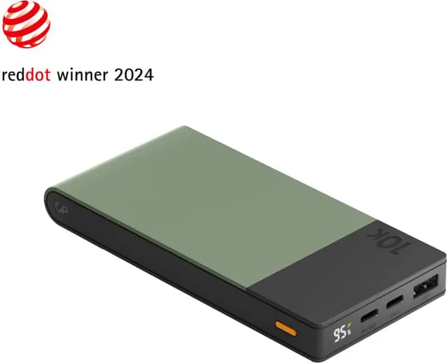 GP M2+ 10,000mAh powerbank (grön)