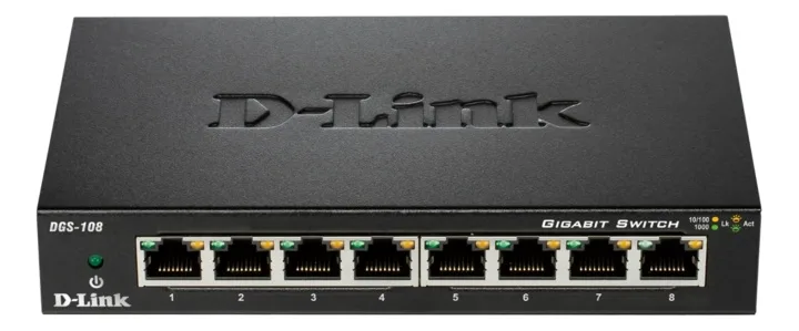 D-Link 8-Port Gigabit Ethernet Metal Housing Unmanaged