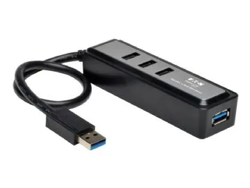 Eaton Tripp Lite series Portable 4-Port USB 3.0 SuperSpeed Mini Hub