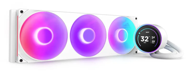 NZXT Kraken 420 Elite V2 RGB, 3x140mm, LGA 1851/1700/1200/115x, AM5/AM4