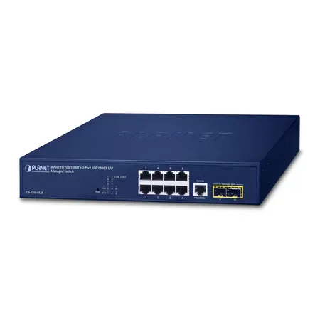 PLANET 10/100/1000T + 2-portars hanterad L2/L4 Gigabit Ethernet-switch