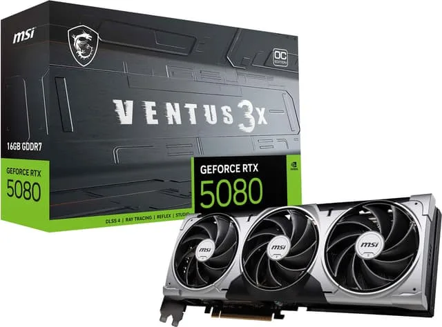 MSI GeForce RTX 5080 16G VENTUS 3X OC