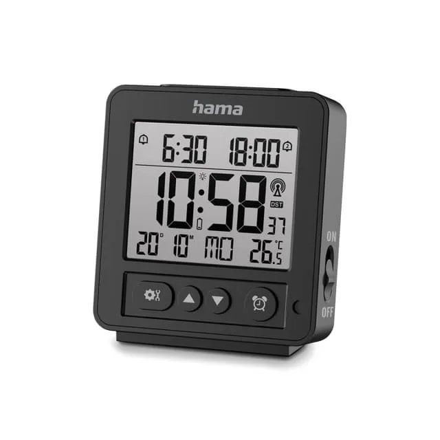 Hama Digital Väckarklocka Rhodos DCF Svart
