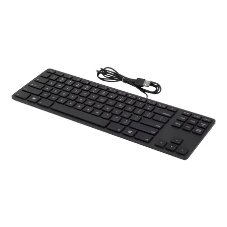 Matias RGB bakgrundsbelyst tenkeyless-tangentbord i aluminium, kabel, USA-layout