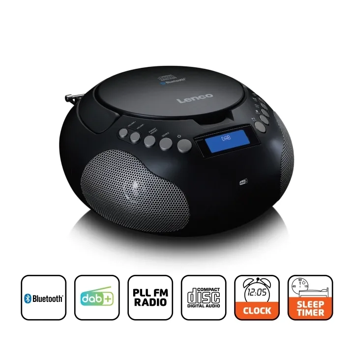 Lenco Boombox med DAB+/ FM-radio och Bluetooth®