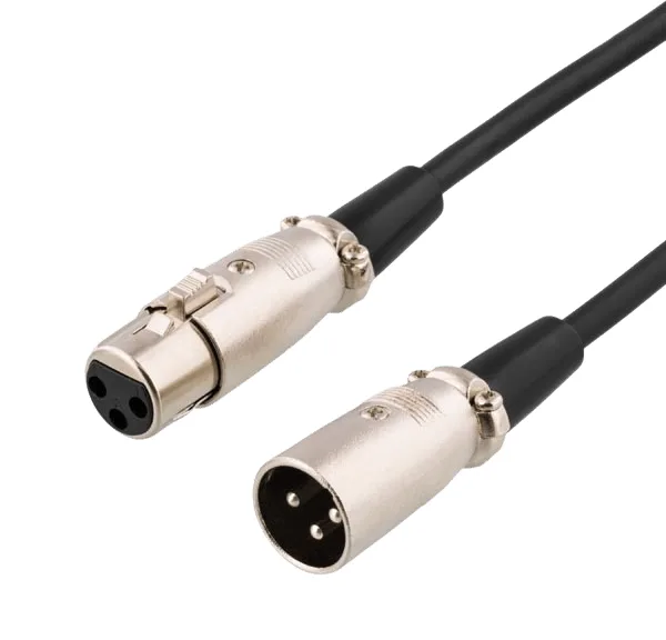 DELTACO Audiokabel XLR ha-ho Svart 10 m