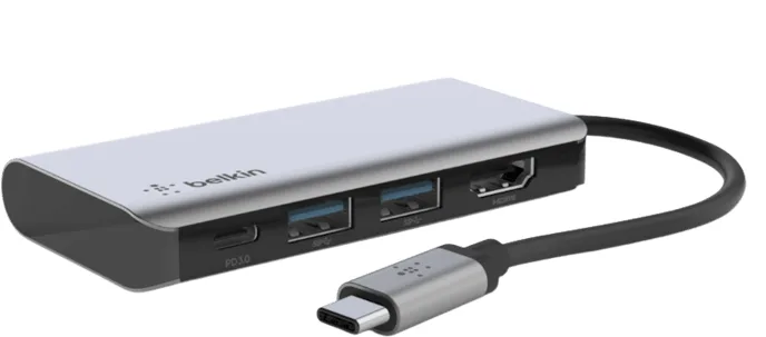 Belkin USB-C Dockningsstation 100 W PD 4