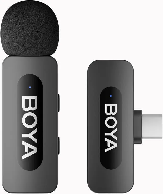 BOYA Wireless Microphone x1 BY-V10 V2.0 Mini USB-C 2.4GHz