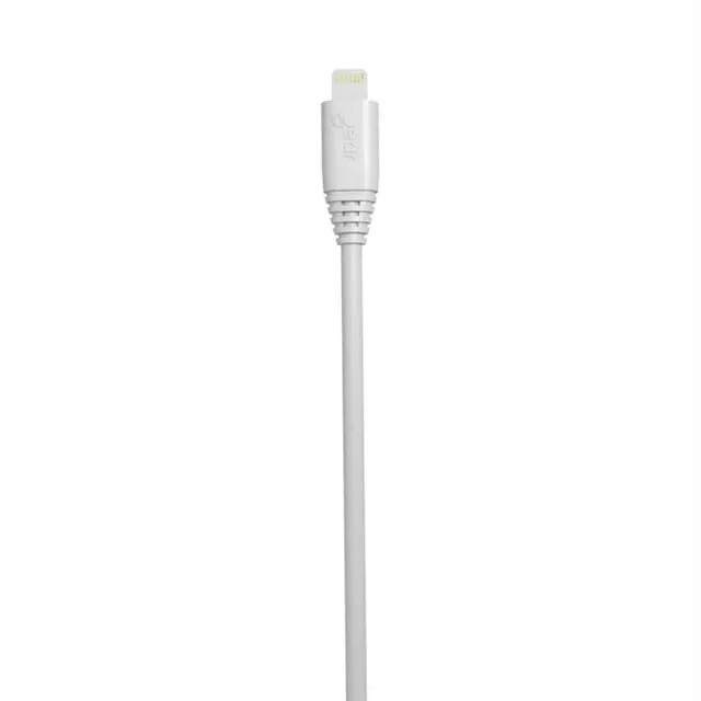 Gear Laddkabel Lightning 3m Vit MFI Rund