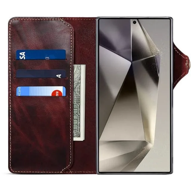 CaseOnline Denior mobilfodral läder Samsung Galaxy S25 Ultra