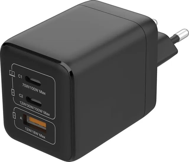 Logik 100W multiport GaN-laddare