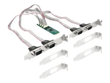 Delock Seriell adapter M.2 2280 låg profil RS-232 x 4