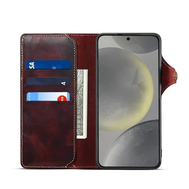 CaseOnline Denior mobilfodral läder Samsung Galaxy S25 Plus