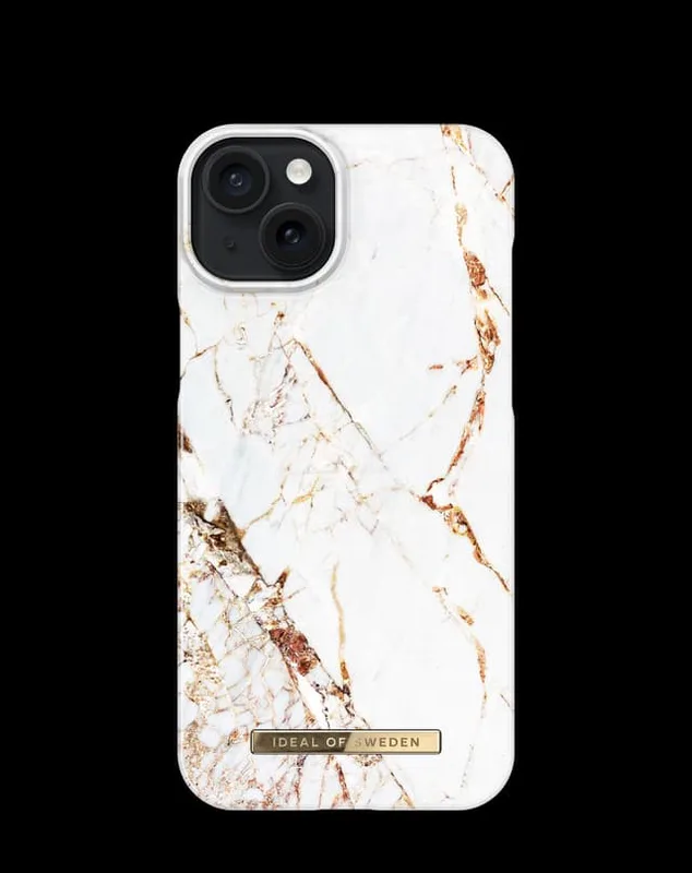 iDeal of Sweden Printed Case iPhone 15 Plus Carrara