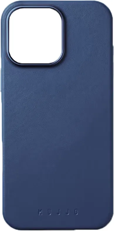 Mujjo iPhone 16 Pro Max mobiltelefonfodral (blått)