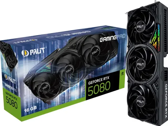 PALIT - Grafikkort - GeForce RTX 5080 - GamingPro