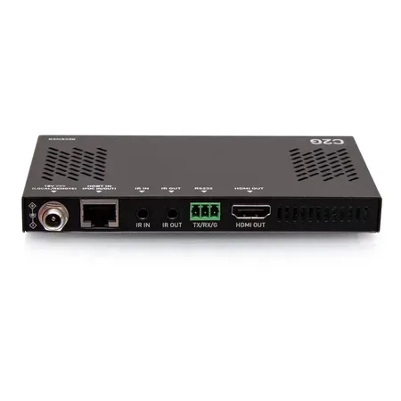 C2G HDMI HDBaseT-förlängare (mottagare) med RS232 och IR över Cat, 4K 60 Hz