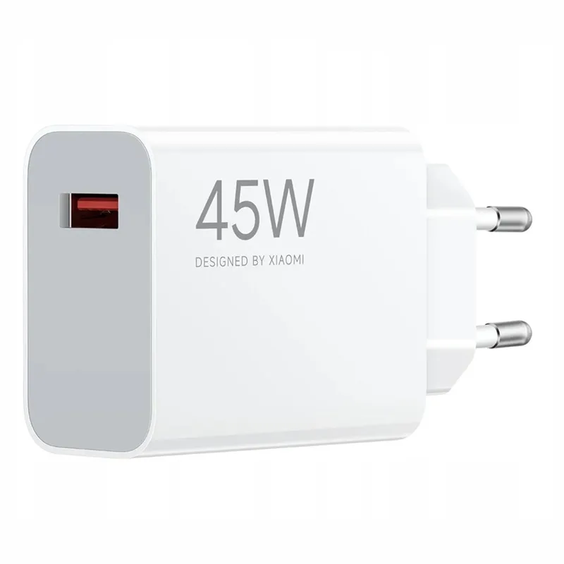 Väggaddare TurboCharge USB-A 45W - vit