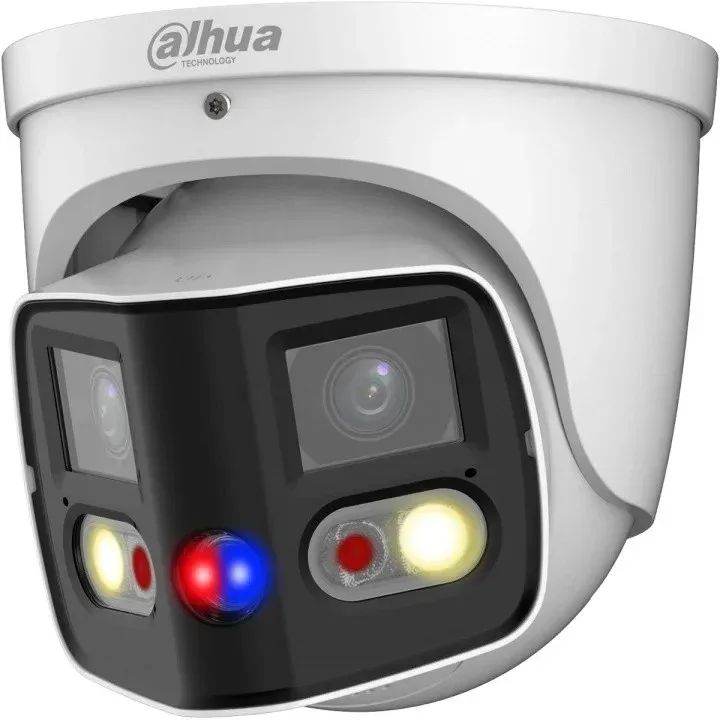 Dahua IPC-PDW3849-A180-E2-AS-PV-0280B 4MP Full Color Dubbelkamera, 2.8mm, IR 25m, IVS, SMD, PoE, IP67