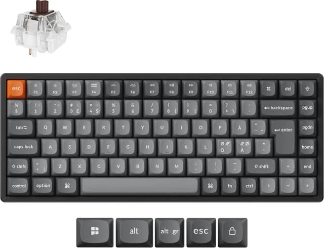 Keychron K2 MAX Wireless Tri-Mode Hot Swap QMK/VIA Keychron Super Brown