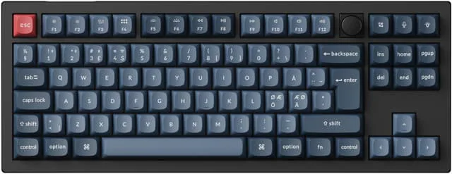 Keychron V3 MAX 80% Knob Wireless Custom QMK/VIA Jupiter Red Switches