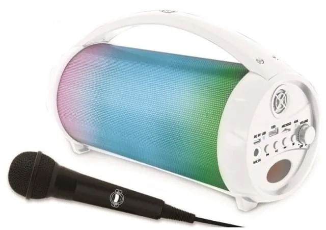 Lexibook iParty Bluetooth-högtalare med ljus och mikrofon