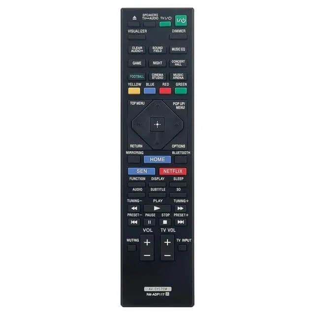 MTK Fjärrkontroll Ersättning för RM-ADP117 För Sony