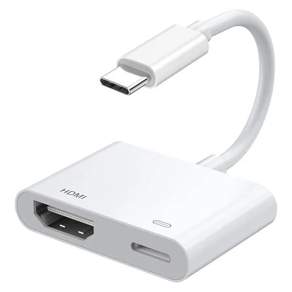 24 USB-adapter USB-C till HDMI + USB-C
