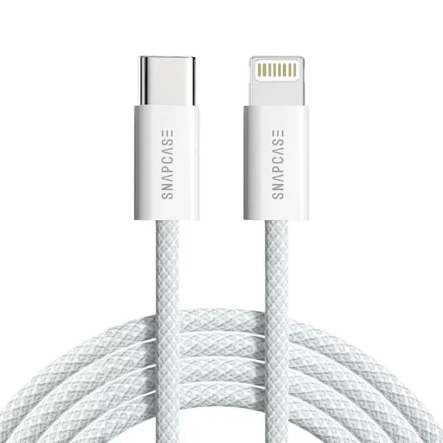 Snapcase USB-C/Lightning flätad kabel