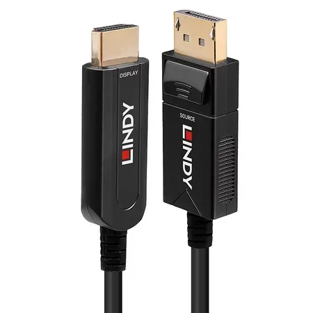 Lindy 38494 videoadapter 50 m DisplayPort till HDMI svart