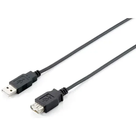 Equip 128852 USB-kabel USB 2.0 5 m USB A Svart