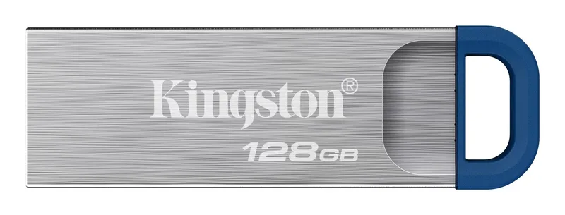 Kingston DataTraveler Kyson 128 GB USB 3.2 Gen 1 USB-minne Rostfritt stål