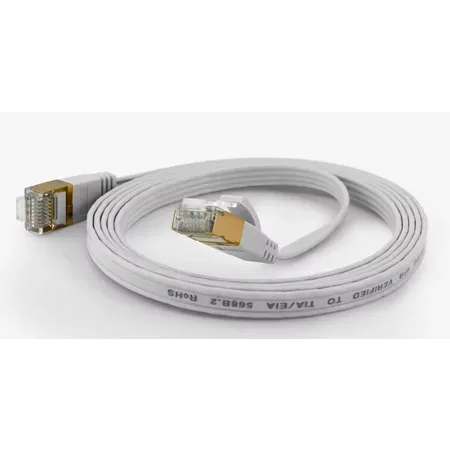 Wantec 7010 nätverkskabel vit 7 m Cat6a F/FTP