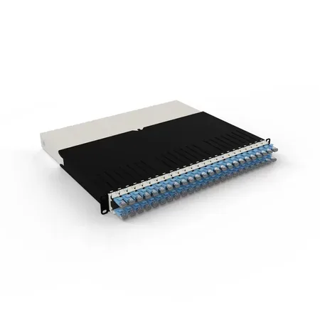 Patchbox 8RU STP blå 0,8 m