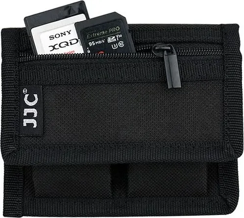JJC Pouch Case Pouch Case 2x Rechargeable Battery DSLR AAA AA battery