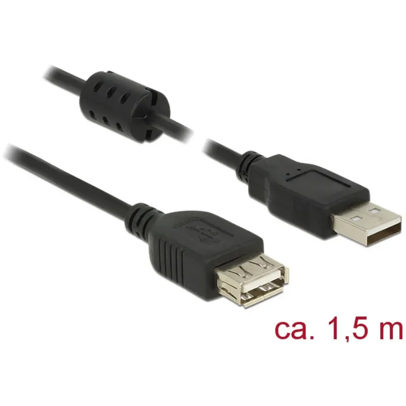 Delock USB 3.0-förlängningskabel, 3 m, svart