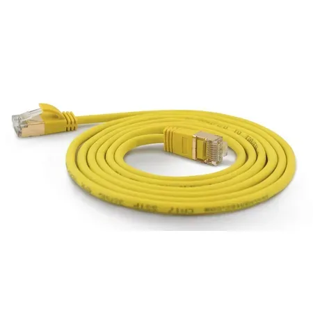 Wantec 7173 nätverkskabel gul 1 m Cat7 S/FTP