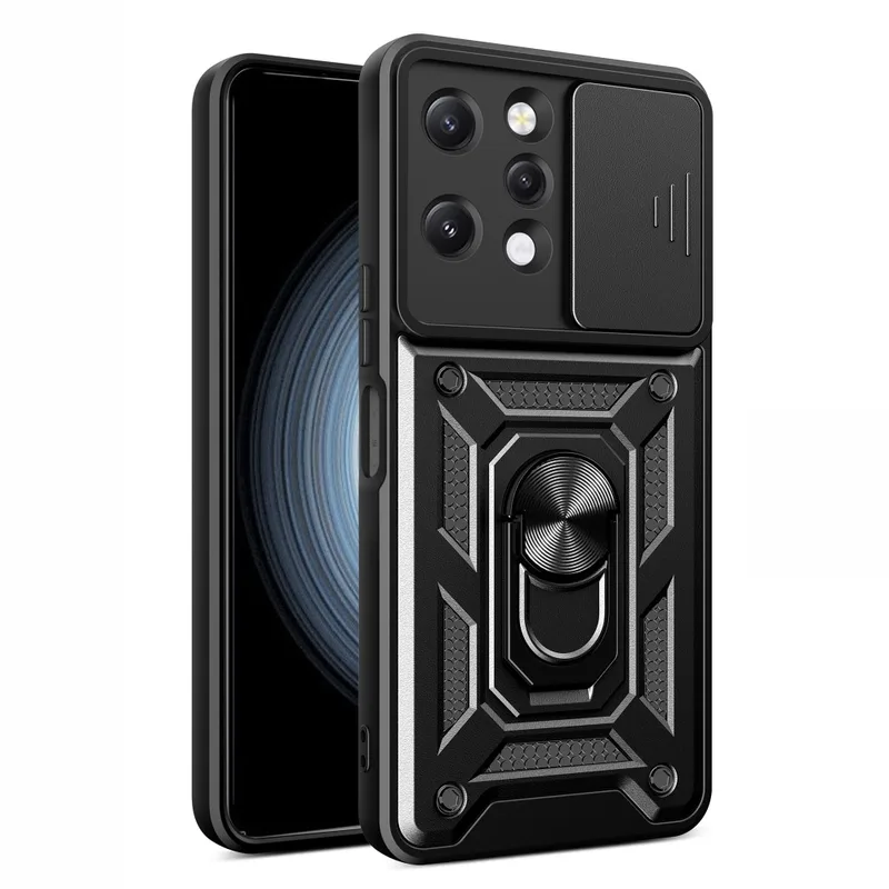 För Xiaomi Redmi 12 Linsskydd Telefonfodral PC+TPU