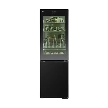 LG 1.86M 352L Kombinerad kyl/frys (Black steel)