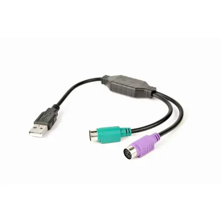 Gembird - adapter för tangentbord/mus - USB till PS/2